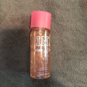 Pink shimmer mist